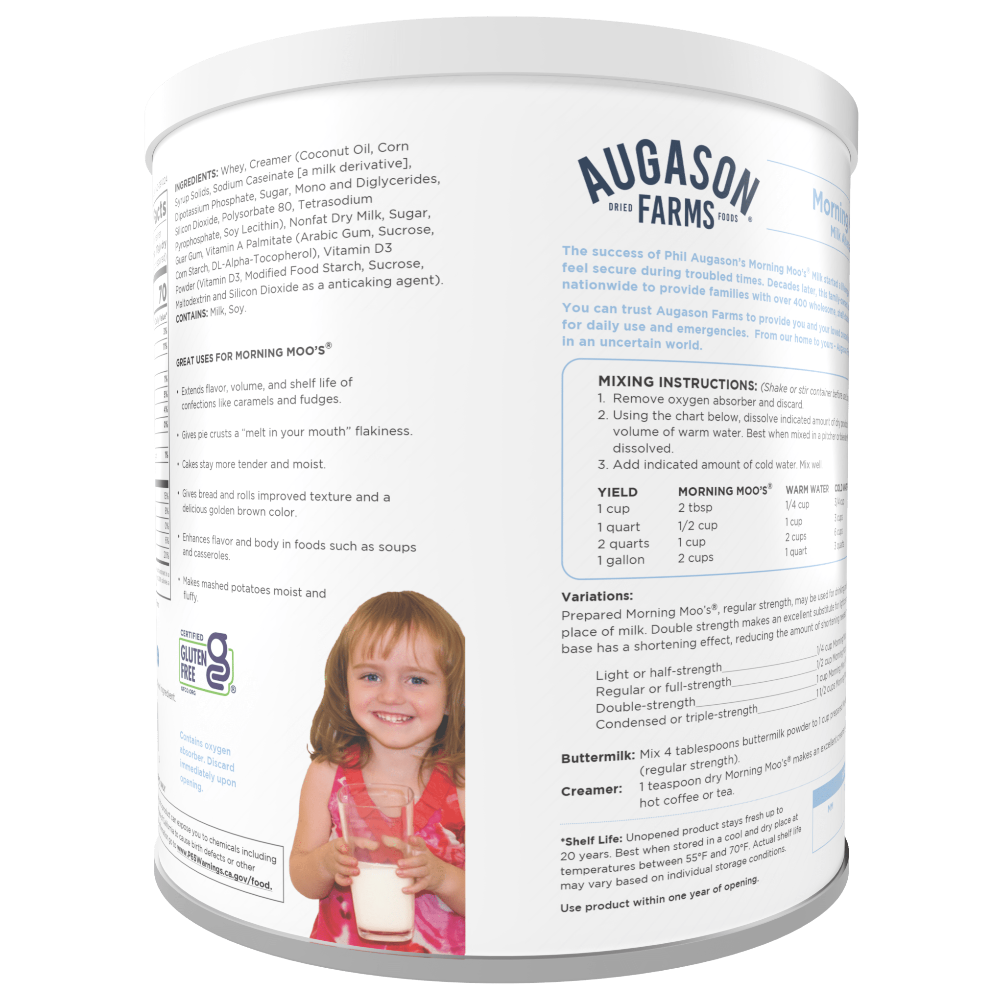 Morning Moo's Milk Alternative Can, 93 Servings