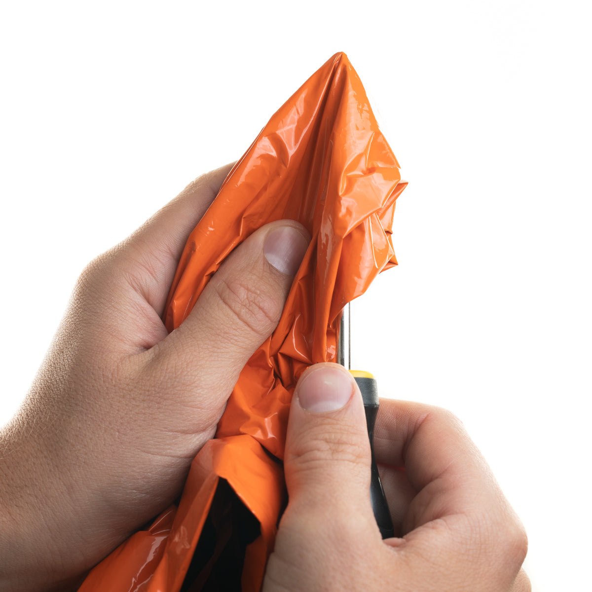 Compact Ready Shelter Tube Tent 3.0 with HeatEcho technology and waterproof orange exterior for emergency outdoor shelter
