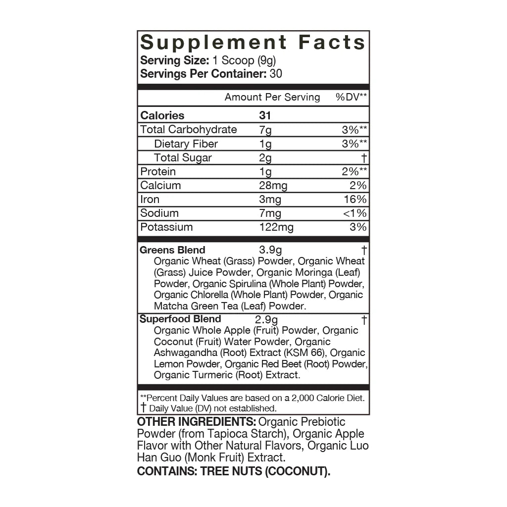 Organifi Green Juice Crisp Apple - 1 Pouch