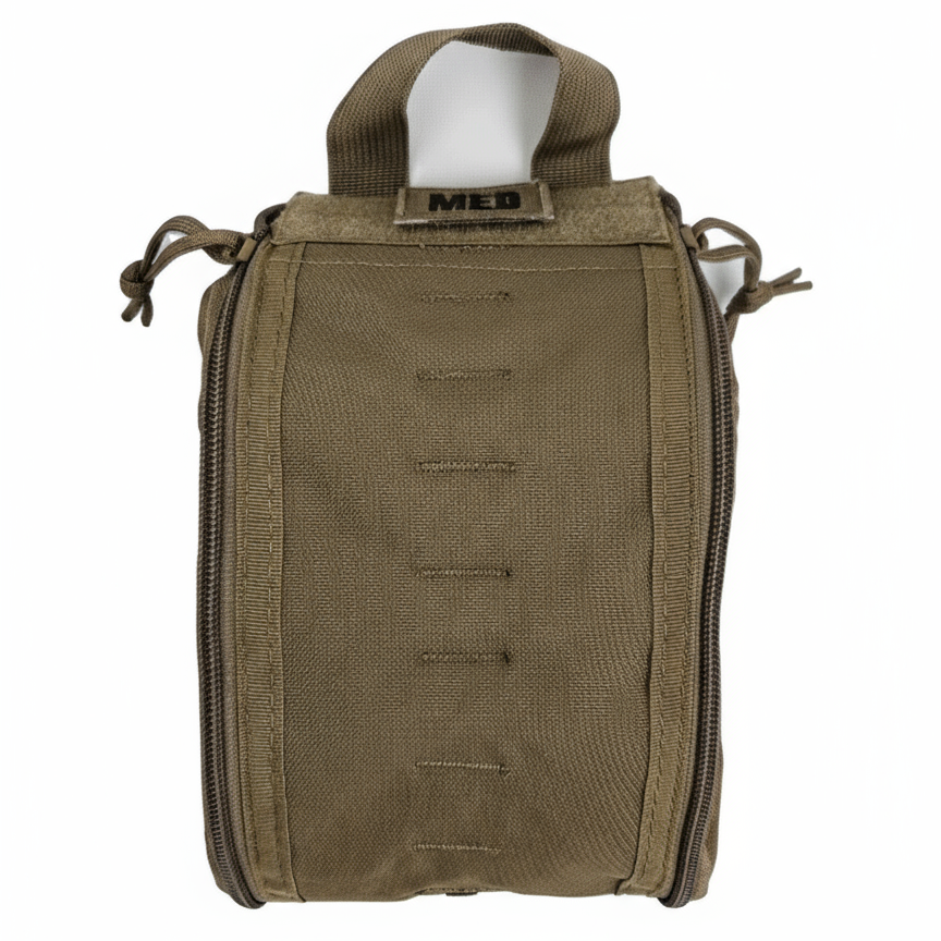 Compact Patrol Trauma Kit in durable nylon with rapid access bleeding control tools