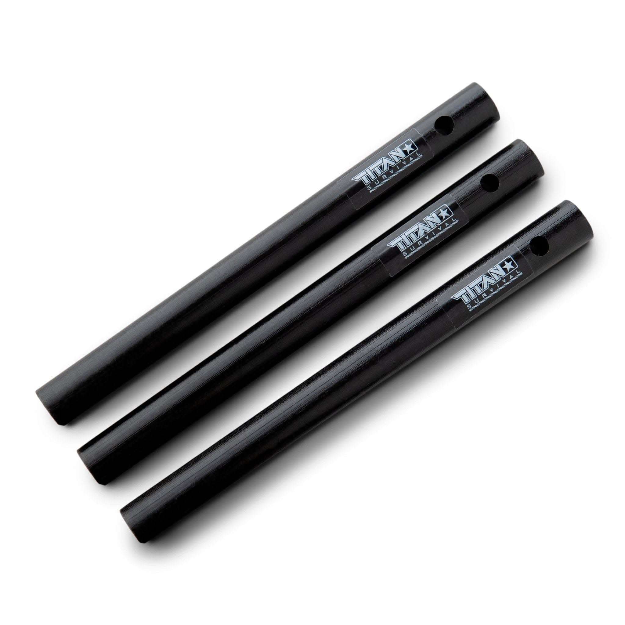 TITAN Survival Ferro Rod Premium Large Ferro Rods, 3-Pack Premium Large Ferro Rods - 3-Pack for Emergency Fire Starting