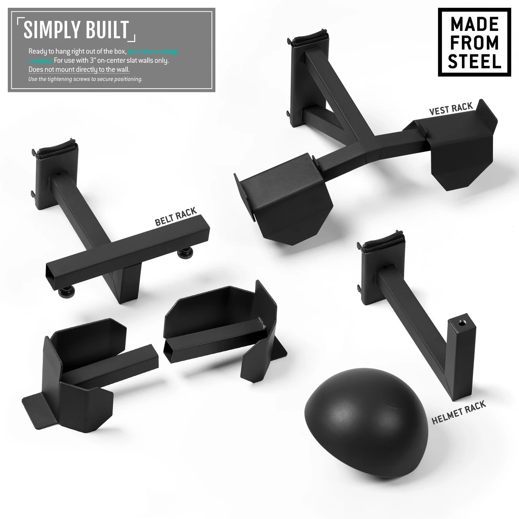 Wall Rack System - Tactical Gear Rack