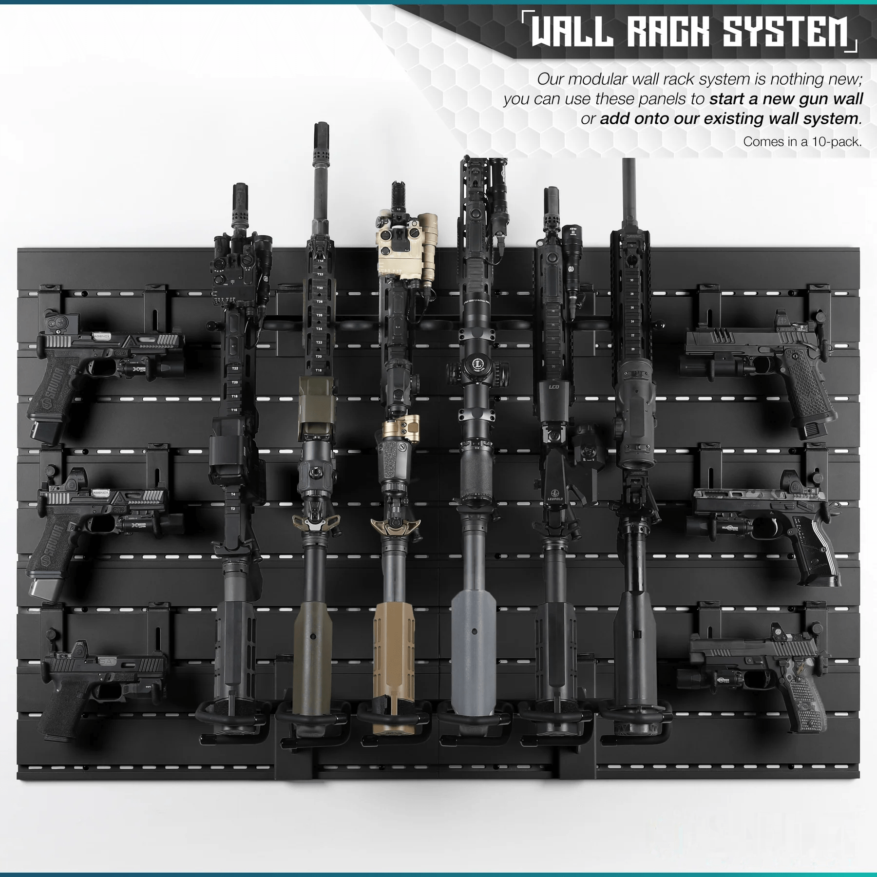 Wall Rack System - Panels Only Package