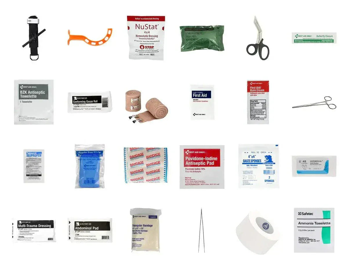 ViTAC Solutions First Aid Kits Rapid Response Trauma Kit w/Advanced Bleeding Control Rapid Response Trauma Kit w/Advanced Bleeding Control | Emergency Essential