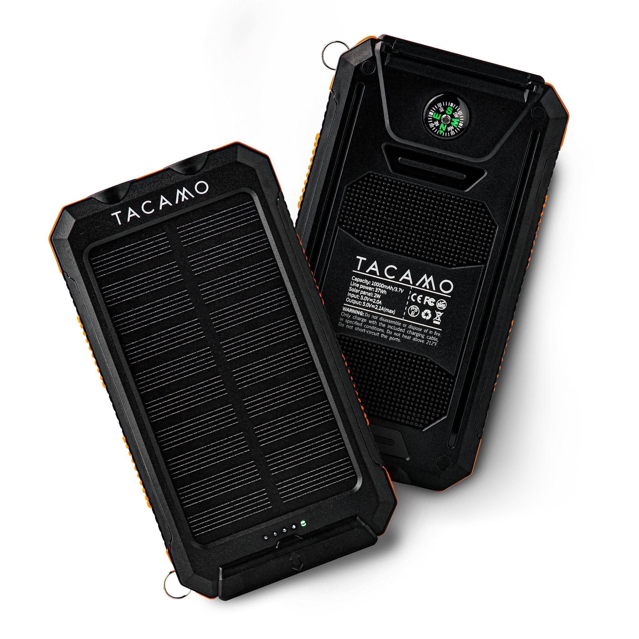 TITAN Survival Electronics Solar Power Bank, USB Rechargeable Solar Power Bank, USB Rechargeable | TITAN Survival