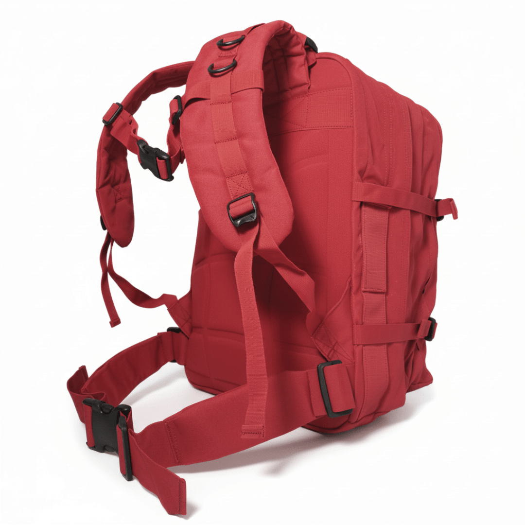 STOMP Medical Backpack fully stocked with 300+ professional-grade medical supplies in MOLLE-compatible tactical backpack