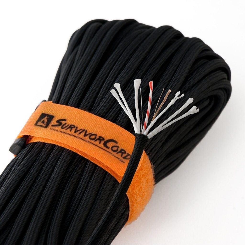TITAN Survival SurvivorCord SurvivorCord | BLACK SurvivorCord - Black | TITAN Survival Paracord