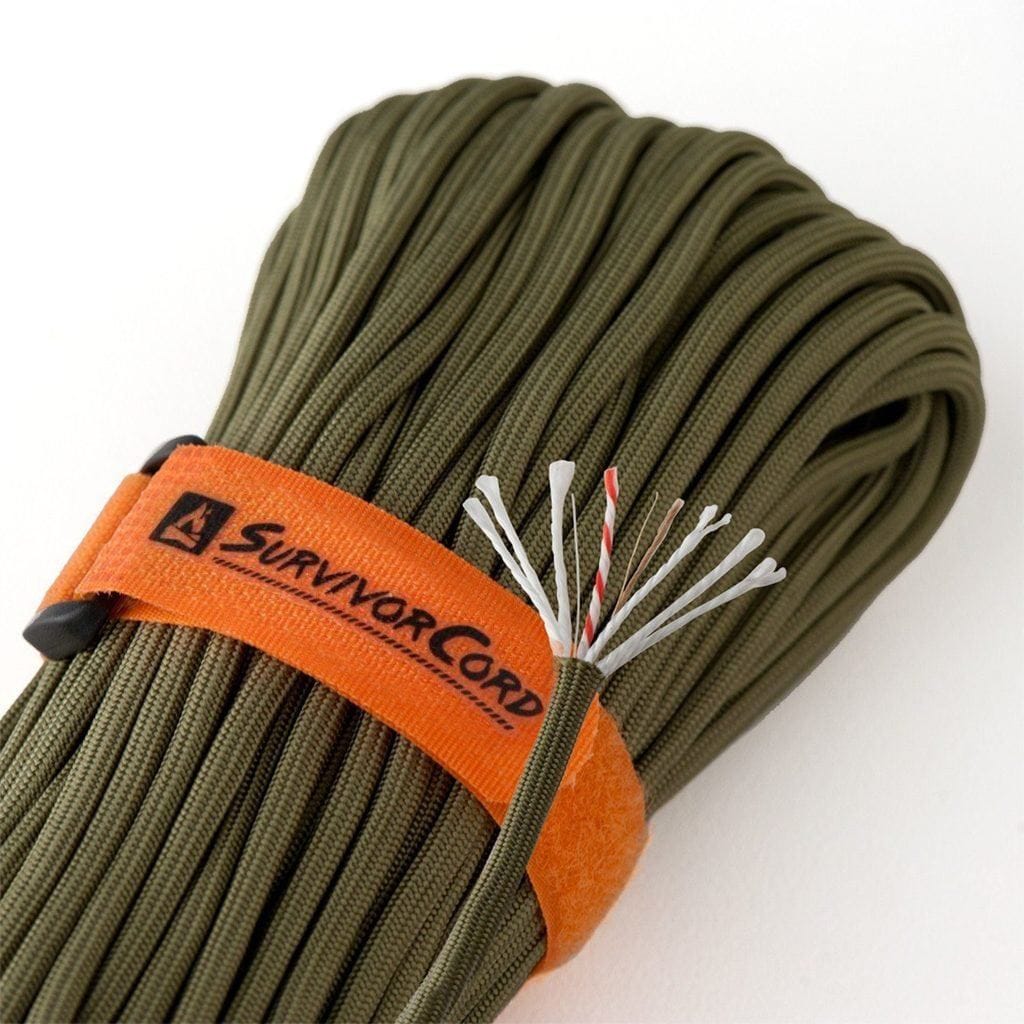 TITAN Survival SurvivorCord SurvivorCord | OLIVE-DRAB SurvivorCord - Olive-Drab | TITAN Survival Paracord