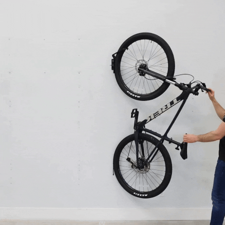 Swivel Mount Bike Storage Rack | Garage Wall Hook | Mud