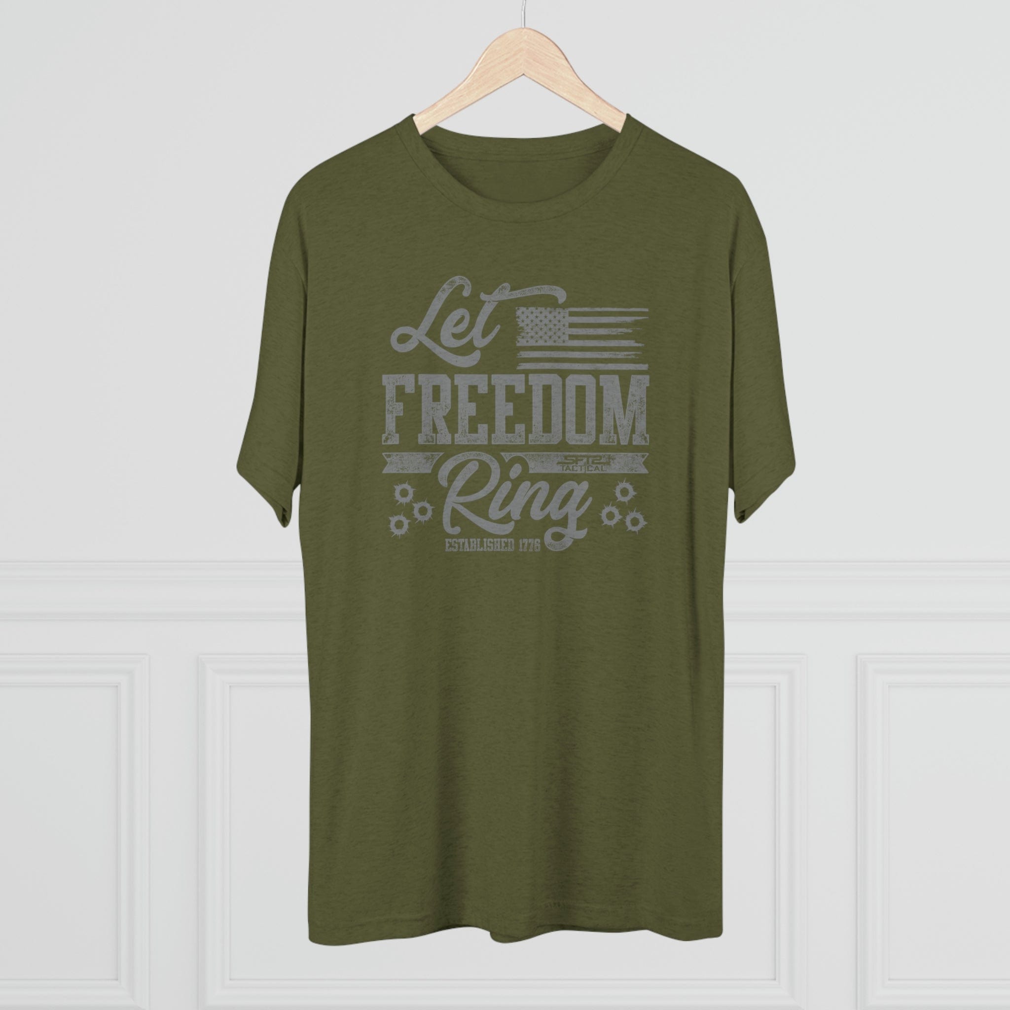 Let Freedom Ring - Tri-Blend Crew Tee