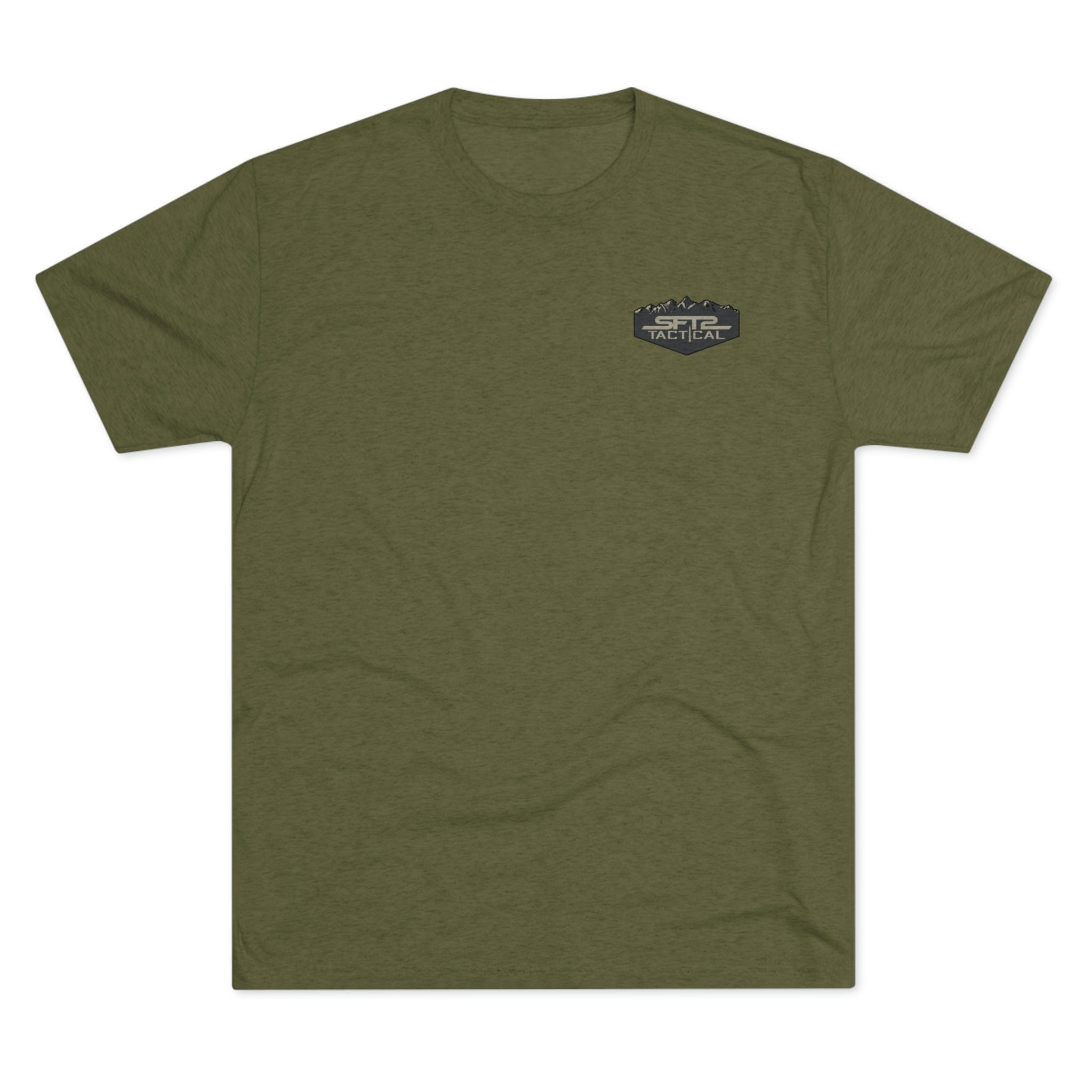 Camo Logo Mountain - Tri-Blend Crew Tee