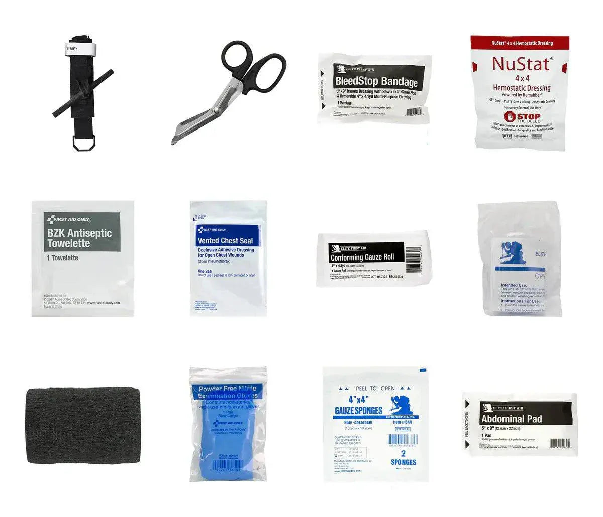 ViTAC Solutions First Aid Kits Tactical IFAK w/Hemorrhage Control Tactical IFAK w/Hemorrhage Control - Compact Trauma Kit for Emergency