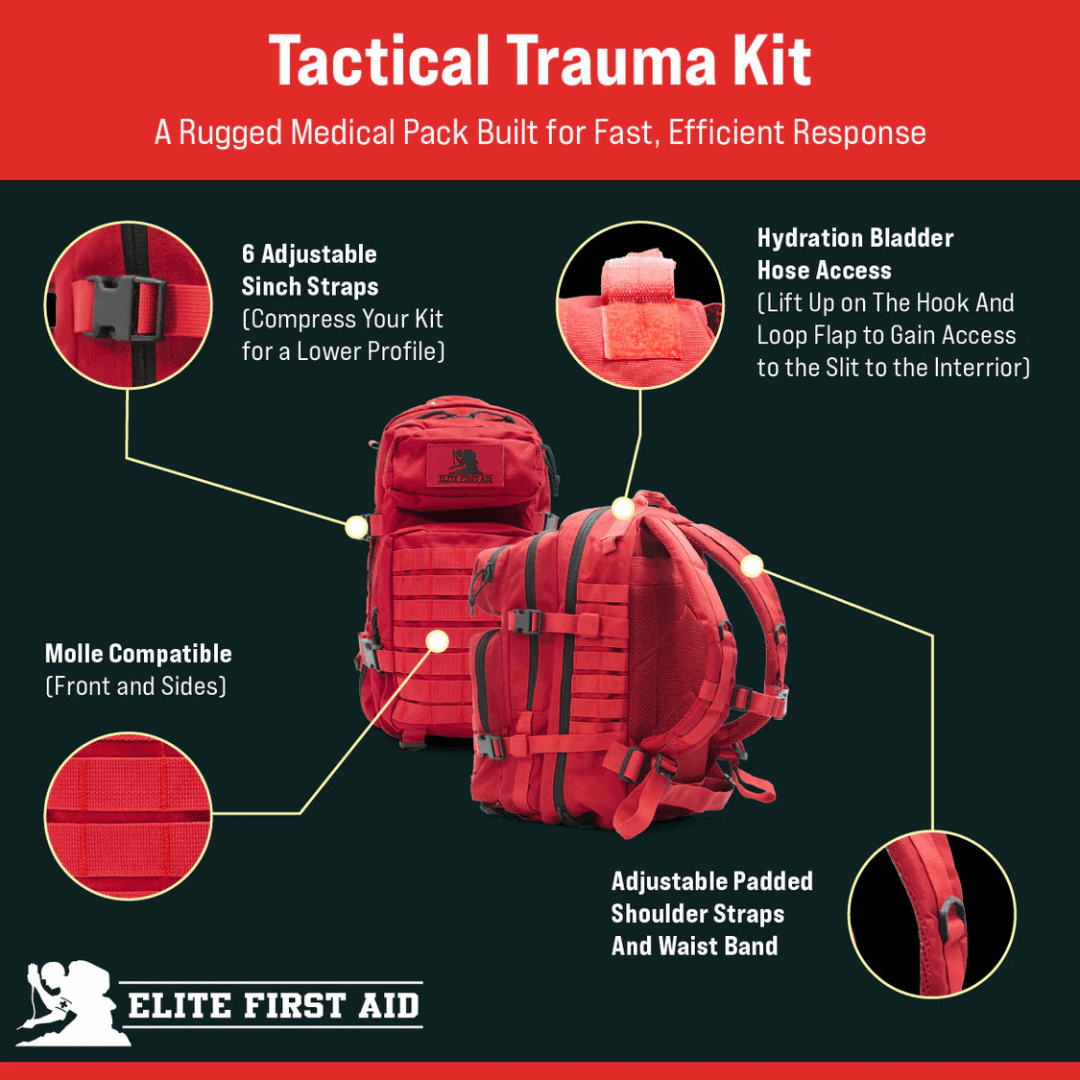 Tactical Trauma Backpack w/Advanced Bleeding Control
