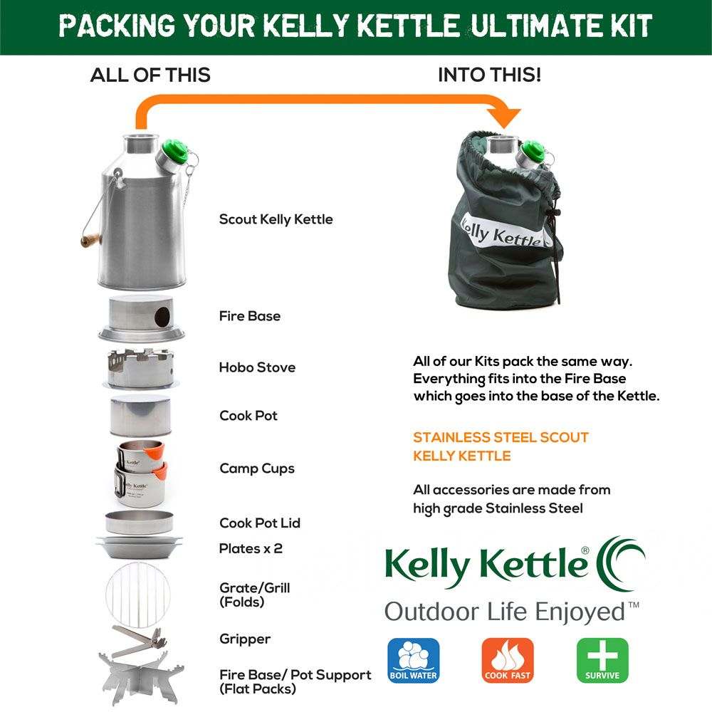 Ultimate 'Scout' Kit (Stainless steel) - VALUE DEAL