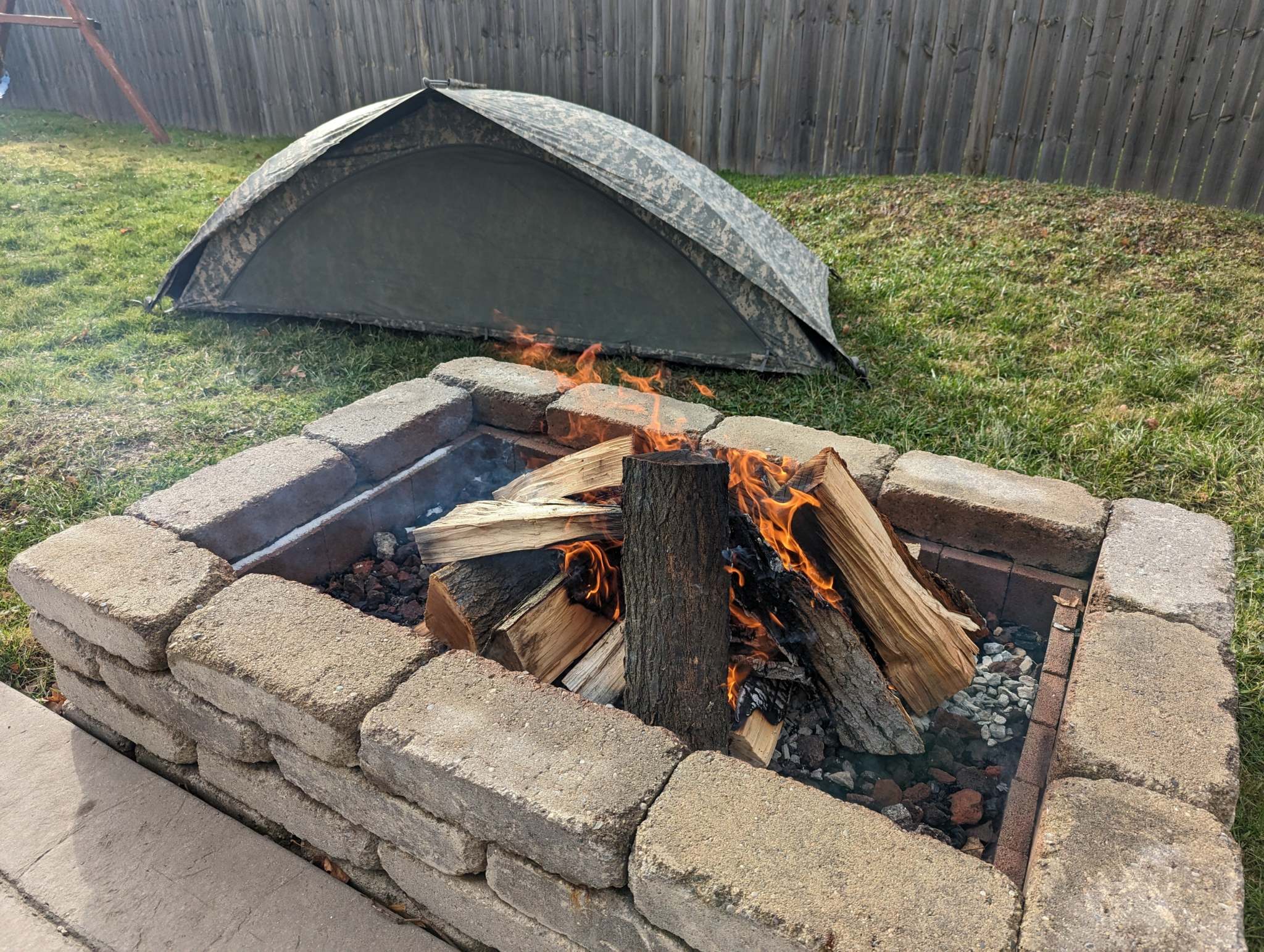 U.S. Military Improved Combat Shelter in ACU digital camouflage with lightweight aluminum frame and waterproof GORE-TEX fabric for all-season tactical use