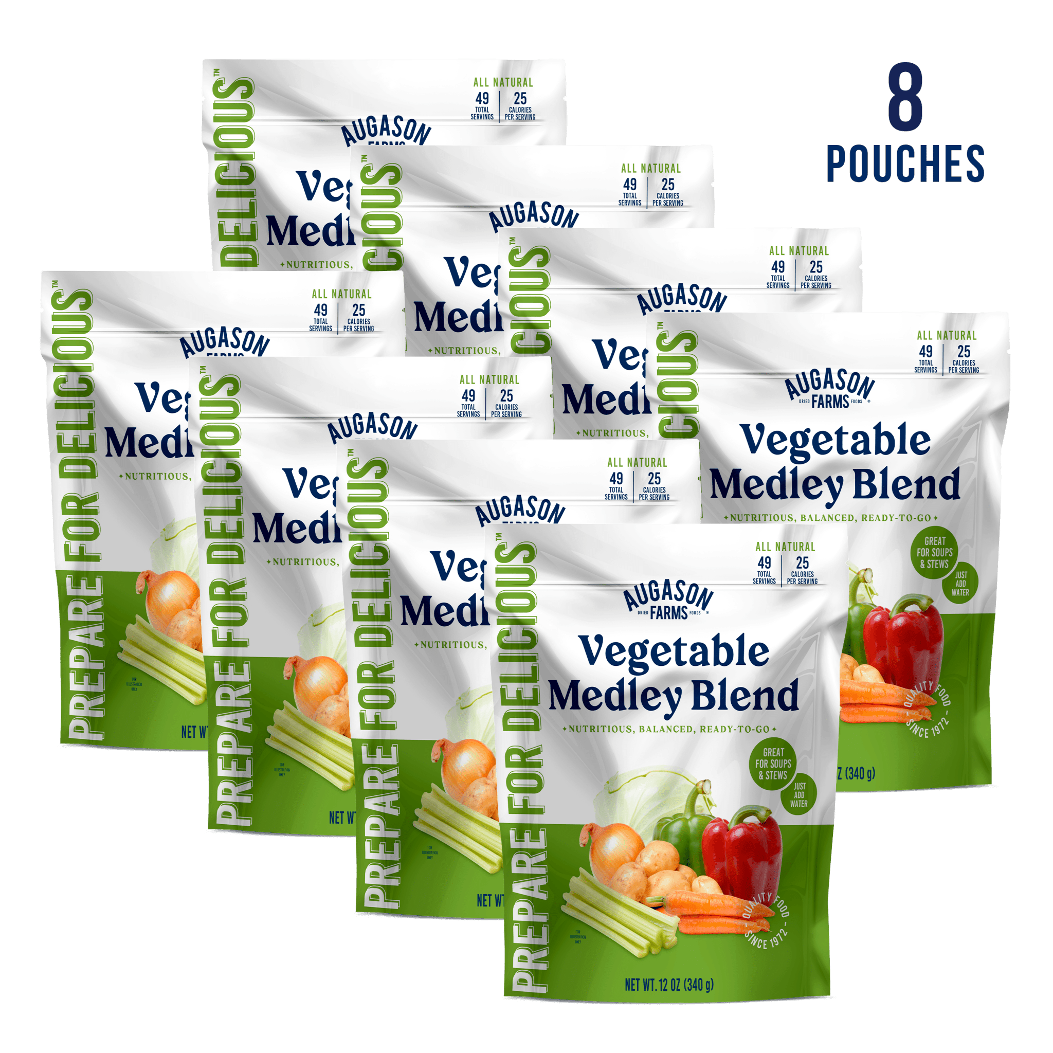 Vegetable Medley Blend Pouch, 49 Servings
