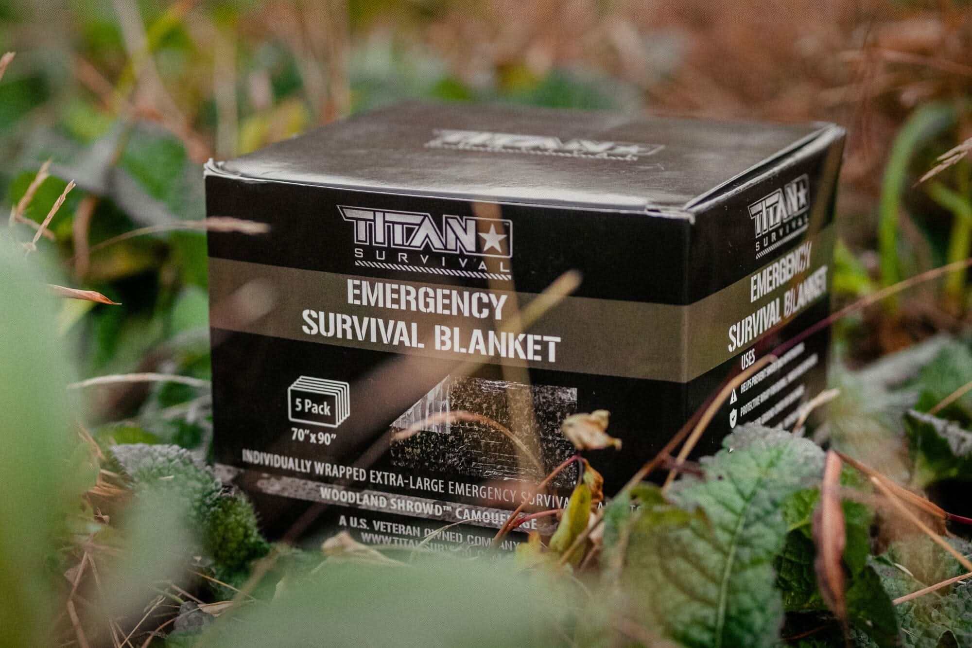 TITAN Survival Survival Blankets XL Emergency Survival Blankets, 5-Pack XL Emergency Survival Blankets, 5-Pack | TITAN Survival
