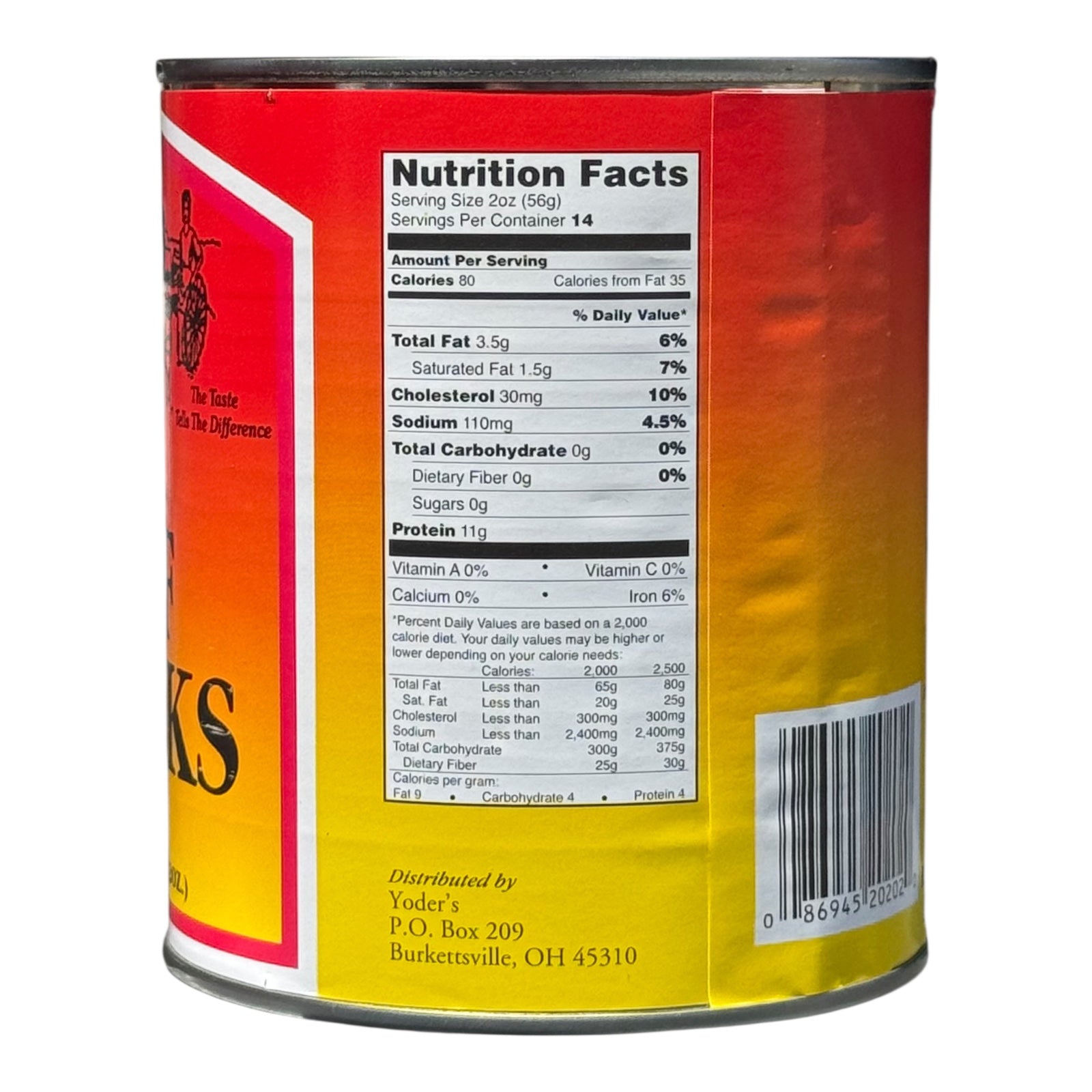 Yoder’s Canned Beef Chunks | 28 oz can | Real USA Beef | Fully Cooked | Shelf Stable Survival Food | 10+ Year Shelf Life | Ready to Eat | Ideal for Prepping, Storage & Camping