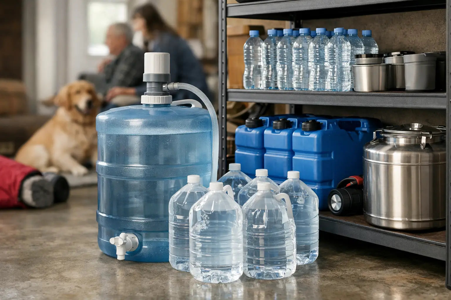 How to Store Emergency Water at Home
