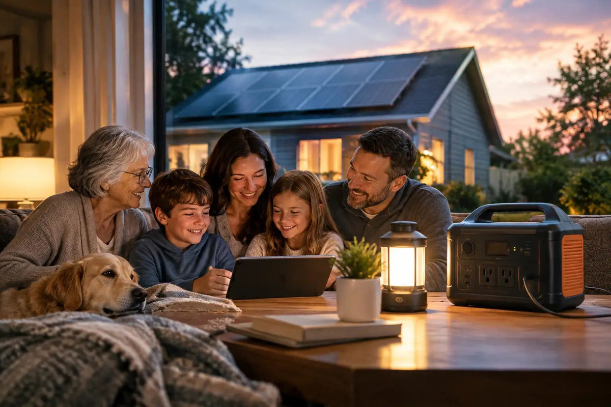 Solar Power Family Protection for Outage Days