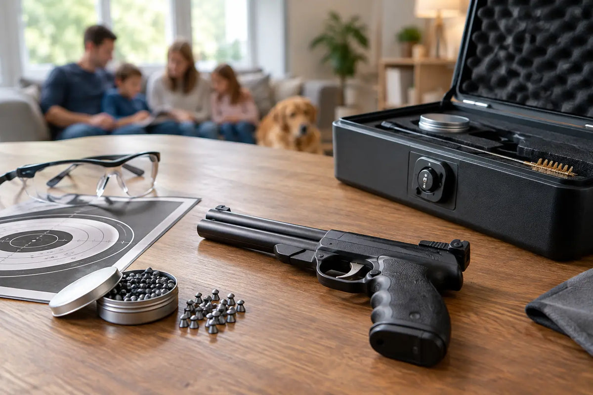 Air Pistol Safety and Storage for Prepared Families