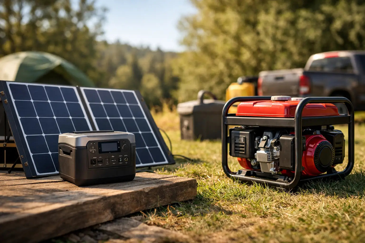 Solar Generator vs Gas Generator