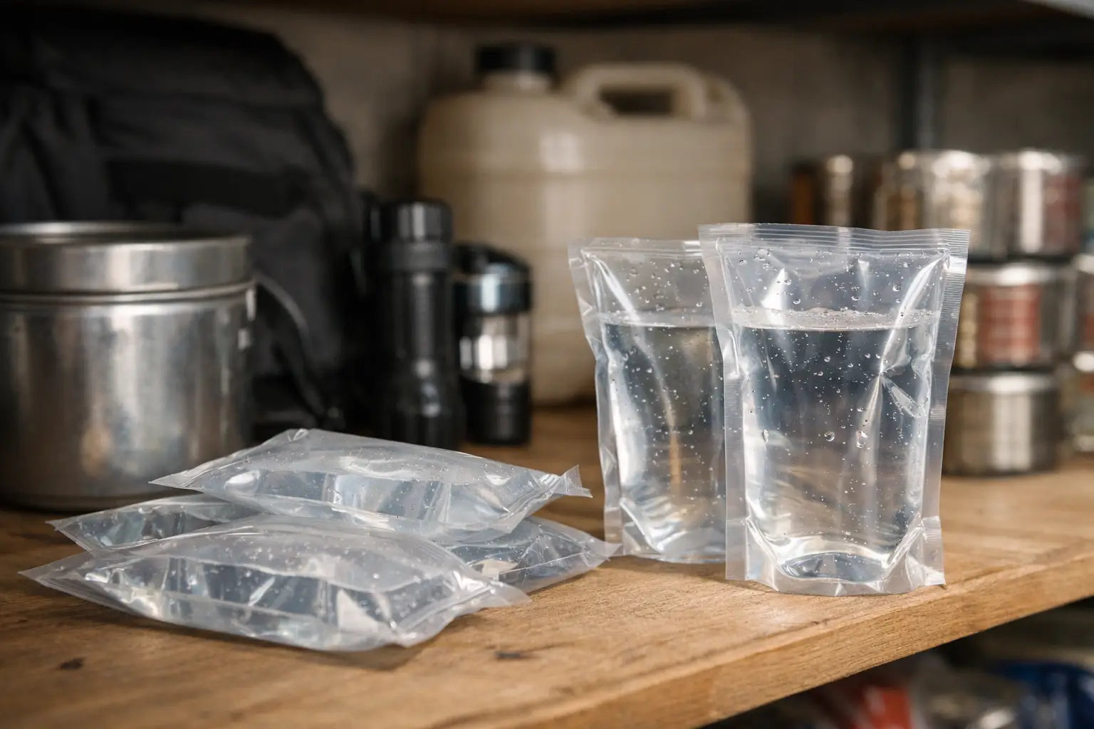 How Long Do Water Pouches Last in Storage?
