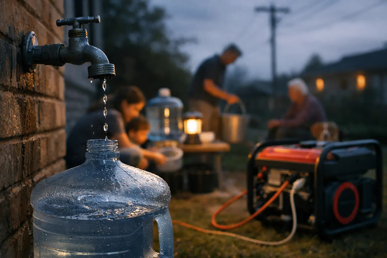 How Water Becomes an Issue With Grid Outages