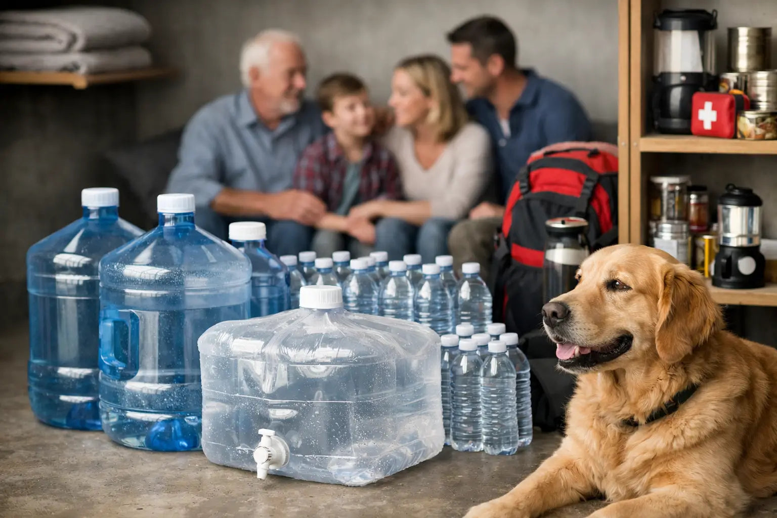 How Much Water to Store for Family Emergencies