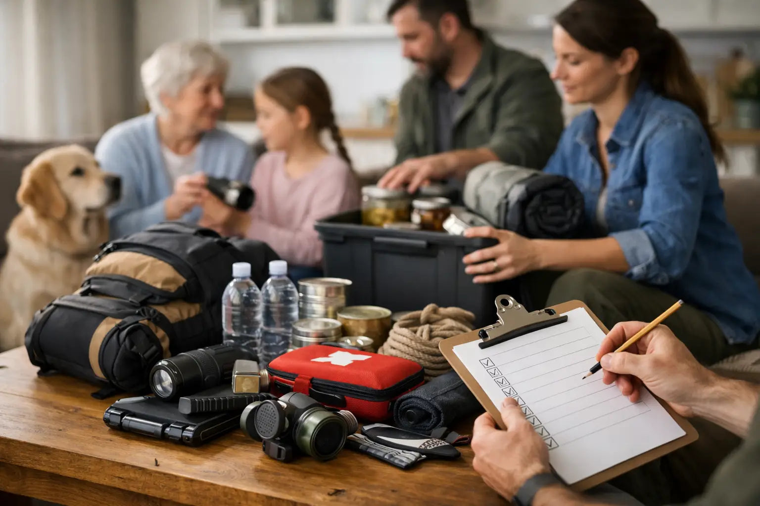 SHTF Family Preparedness Checklist for Home