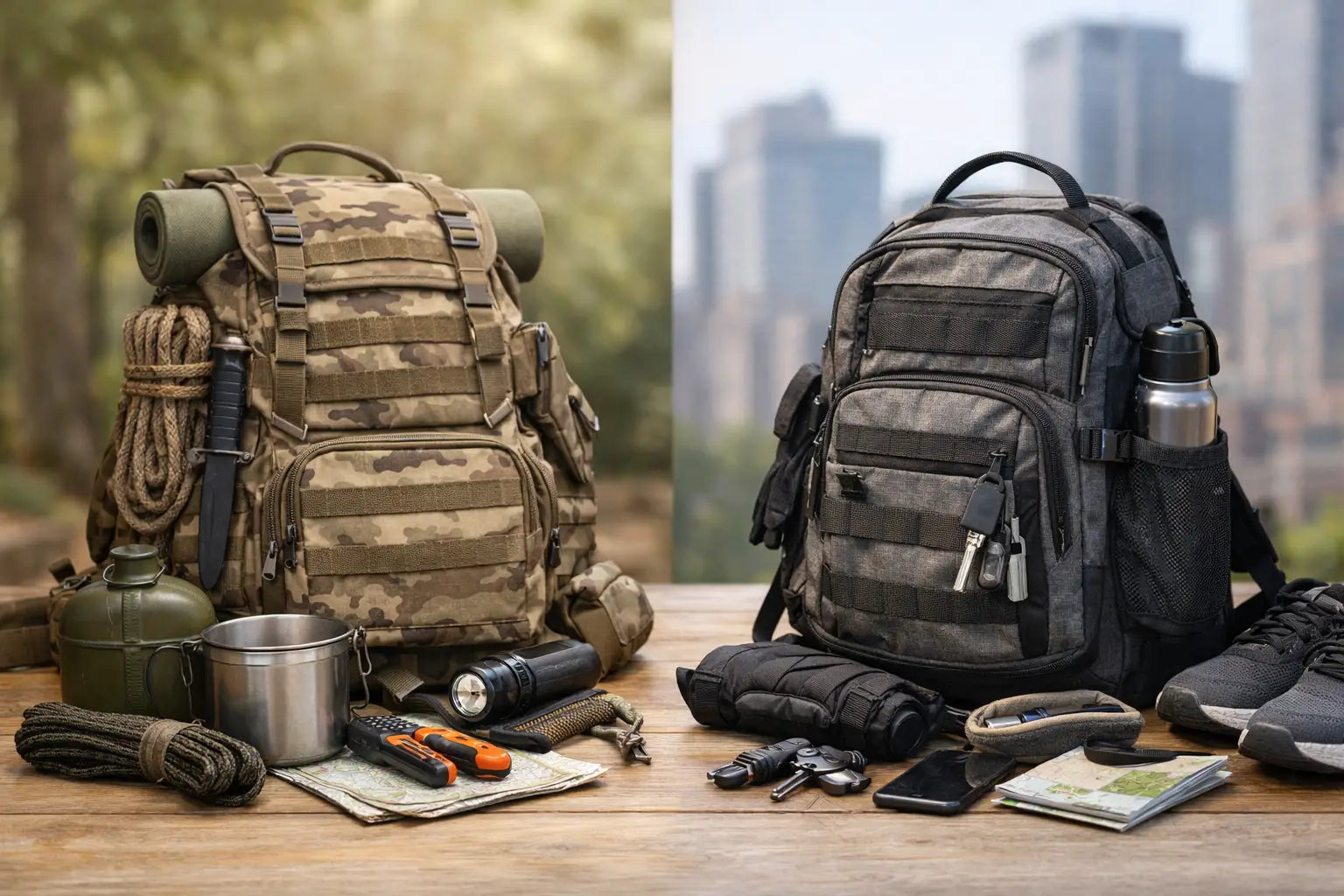 Bug Out Bag Versus Get Home Bag Compared