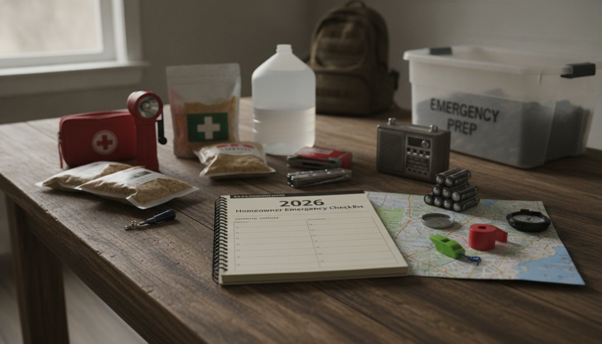 Emergency Preparedness Checklist for Homeowners: 2026 Guide