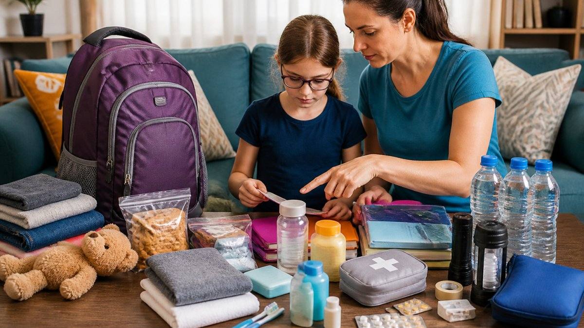 How Do You Pack a Survival Bag for Children?