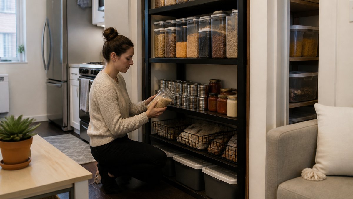 How to Store Emergency Food in Small Apartments