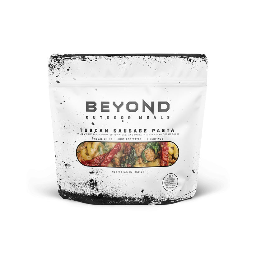 8 PACK - BEYOND OUTDOOR MEALS TUSCAN SAUSAGE PASTA