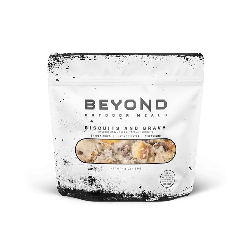 8 PACK - BEYOND OUTDOOR MEALS BISCUITS AND GRAVY