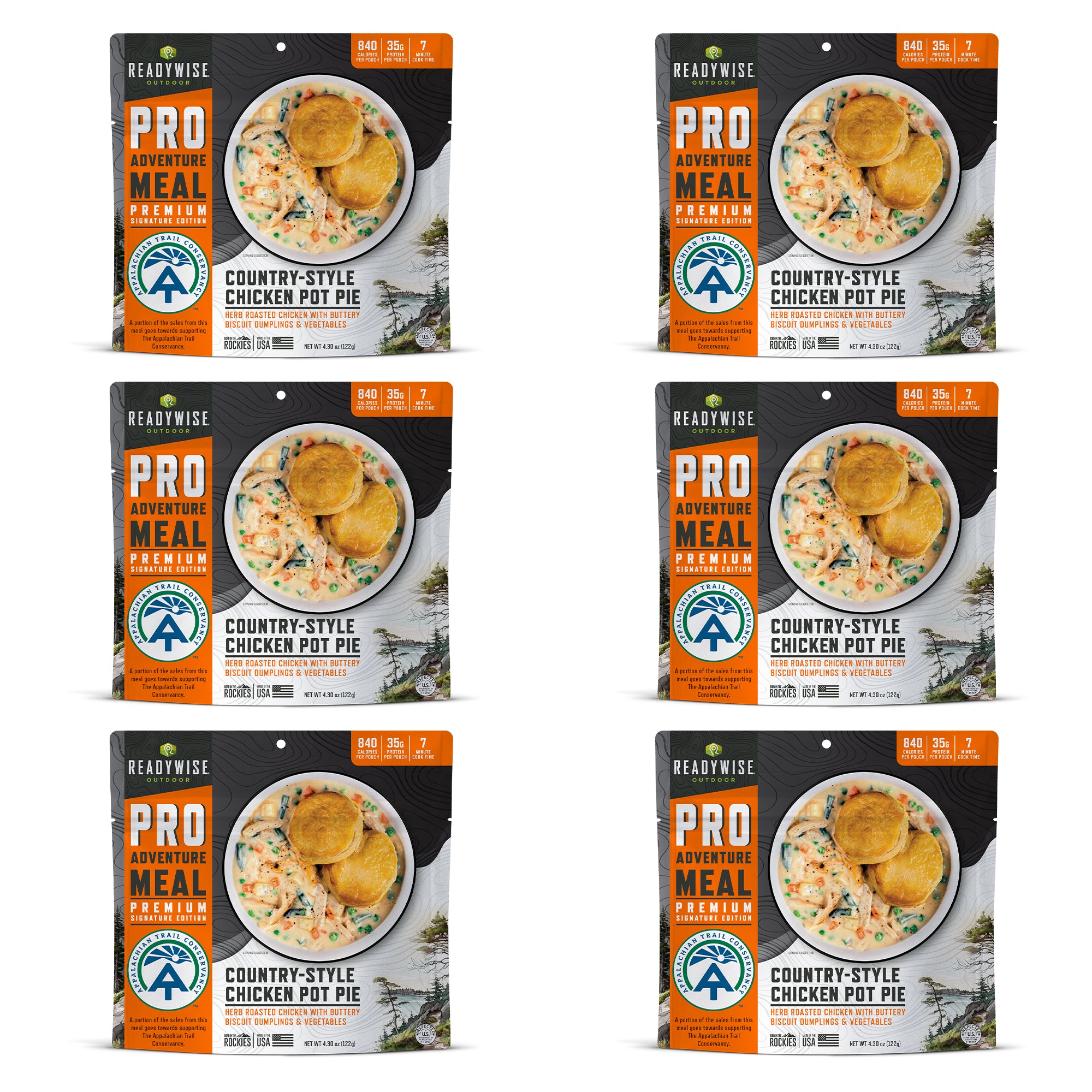 6 CT ReadyWise Pro Adventure Meal Classic Chicken Pot Pie