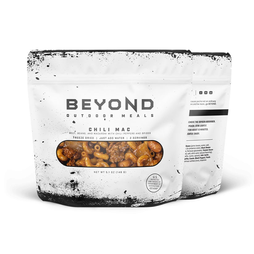 8 PACK - BEYOND OUTDOOR MEALS CHILI MAC