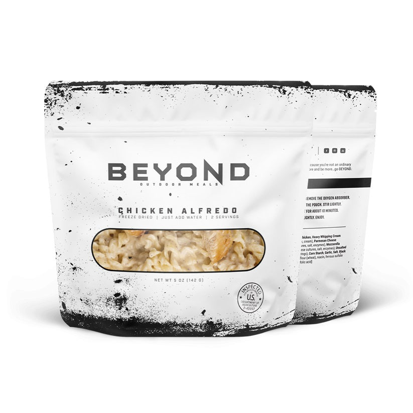 8 PACK - BEYOND OUTDOOR MEALS CHICKEN ALFREDO