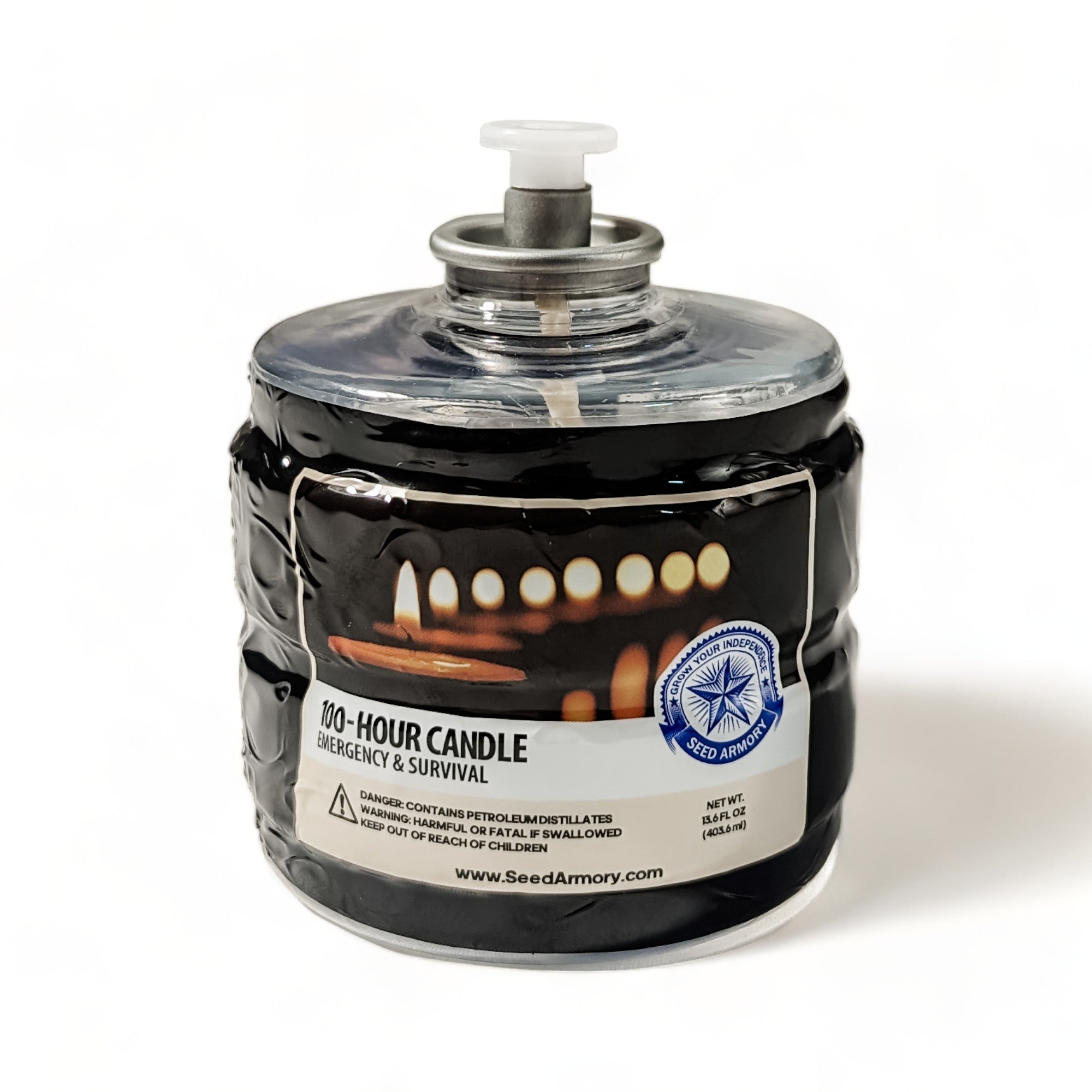 Smokeless Emergency Candles for Power Outages, Camping & Survival Kits