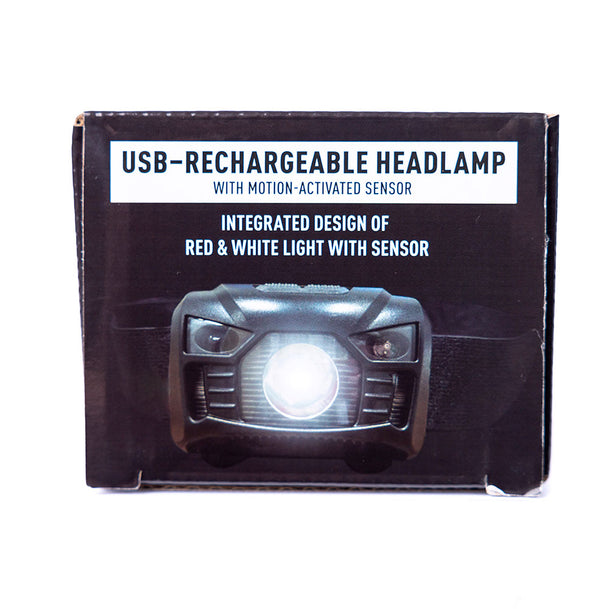 Pack of 12 Rechargeable Sensor Headlamp