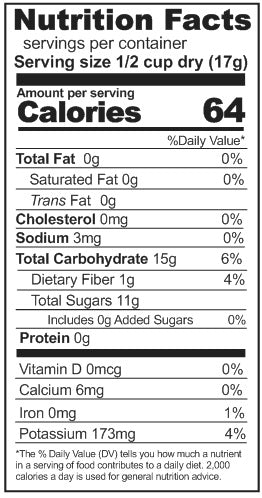 Freeze Dried Mango 4 oz. #2.5 can