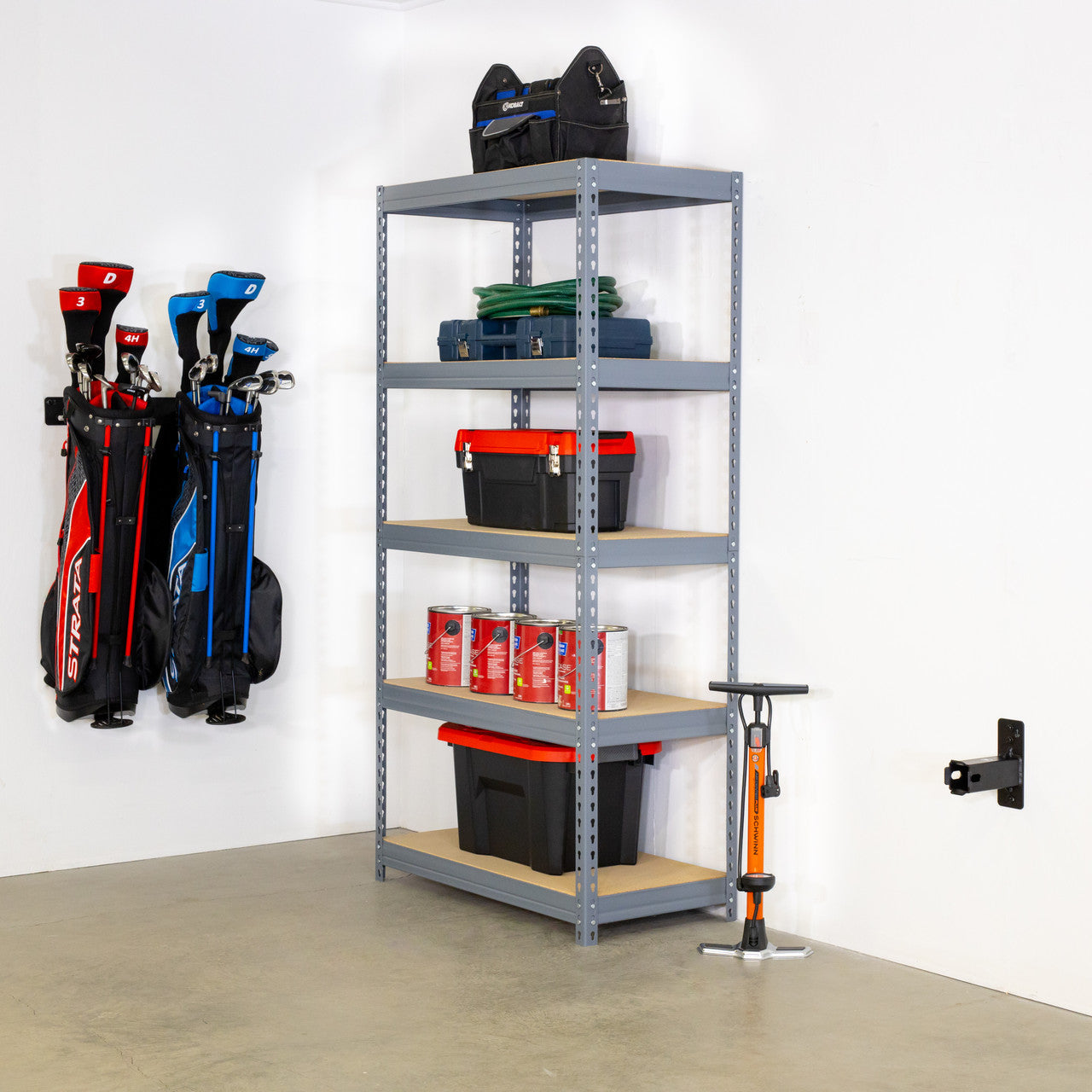 2" Haymarket Hitch Wall Mount | Holds Bike or Cargo Car Rack