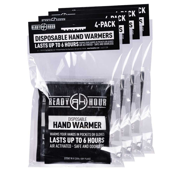 Pack of 100 Emergency Hand Warmers 4 - (4 Pcs per Pack)