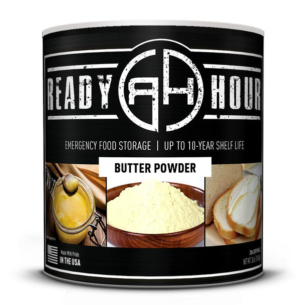 Pack of 6 Ready Hour Butter Powder #10 can (204 servings)