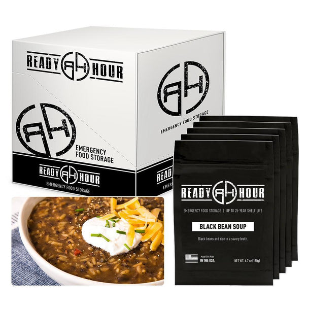 Ready Hour Black Bean Soup Case Pack (20 servings, 5 pk)