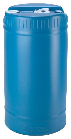 Water Storage Drum 15 gal Blue Poly