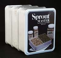 Sprout Master Seed Sprouter - Triple Kit 4 lids