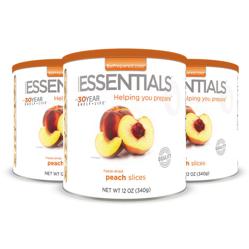 Pack of 6 Peach Slices Large Can