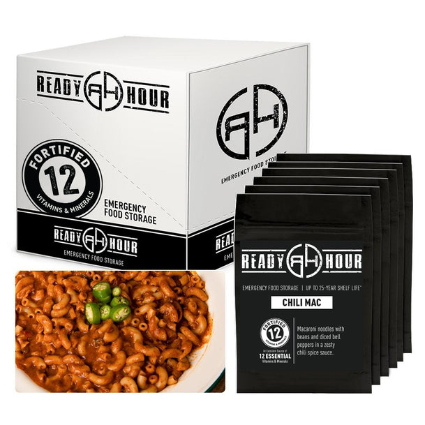 Ready Hour Chili Mac Case Pack (48 servings, 6 pk)